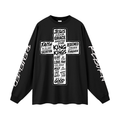 Redeemed Cross - Washed Black Long Sleeve