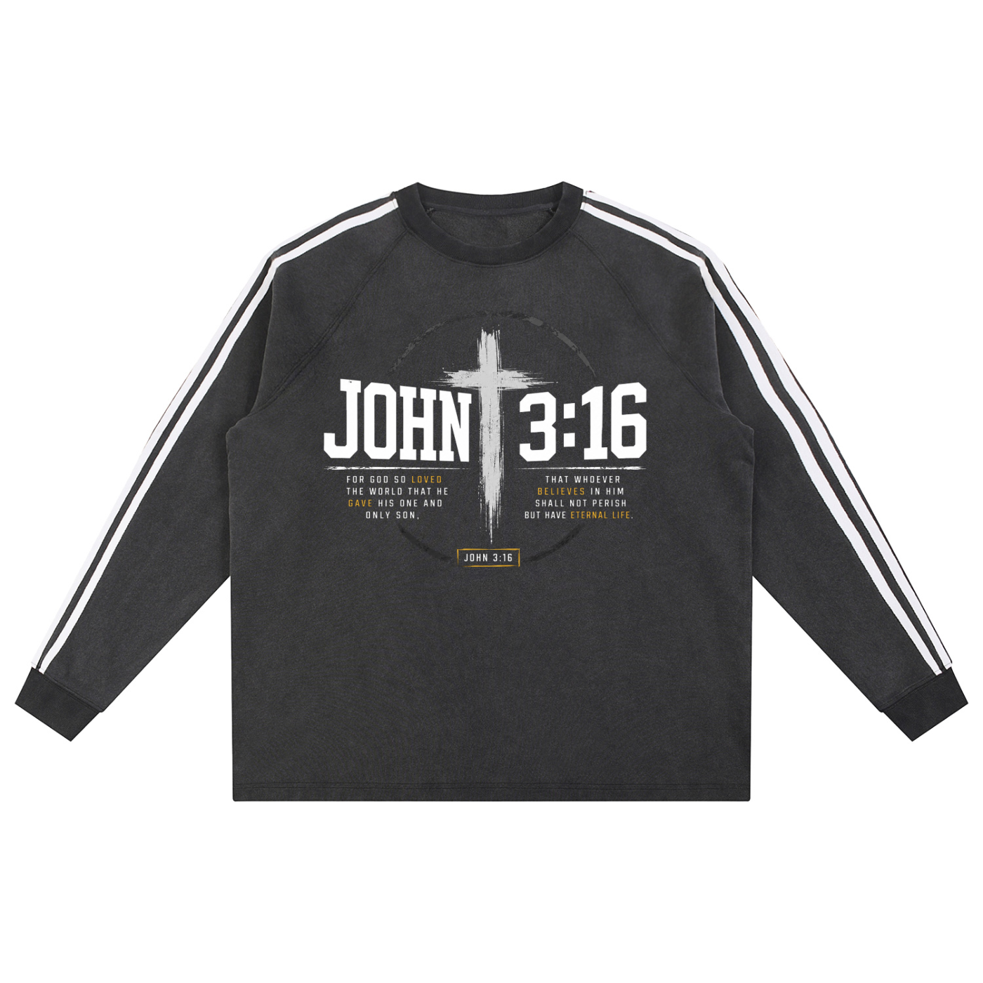 Everlasting Gift - Washed Black Long Sleeve