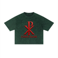 Christ Alone - Vintage Brown Cropped Tee