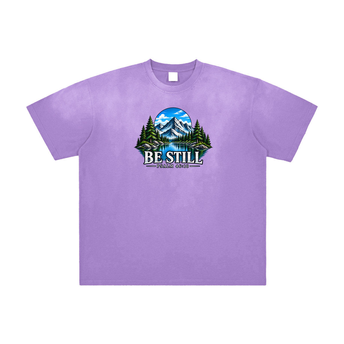 Be Still - Light Blue Graphic Tee