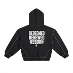 Chosen Renewal - Black Contrast Stitch Hoodie