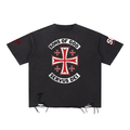Servus Dei - Distressed Black Graphic T-Shirt