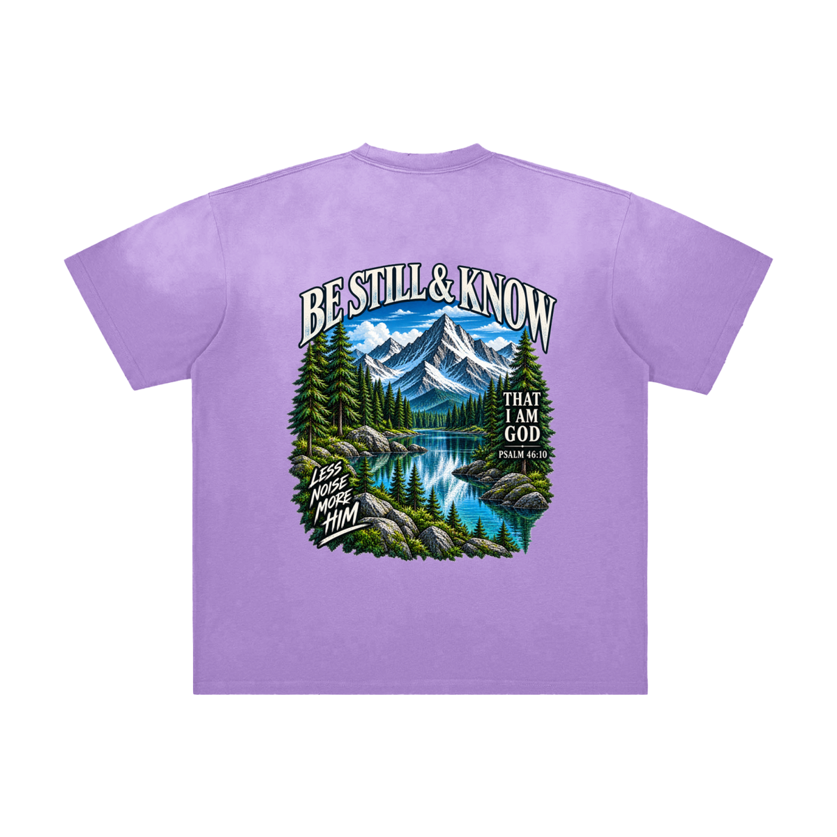 Be Still - Light Blue Graphic Tee
