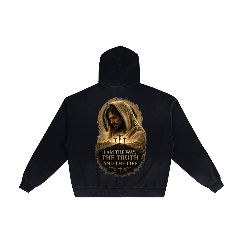 Waymaker - Vintage Black Zip Hoodie