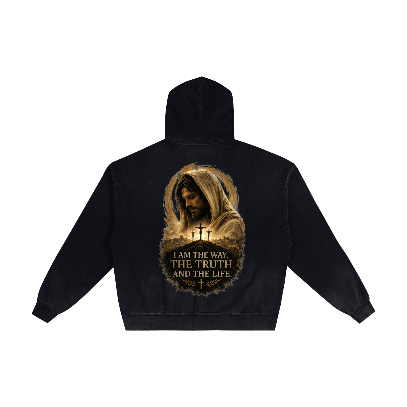 Waymaker - Vintage Black Zip Hoodie