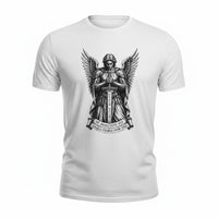 Load image into Gallery viewer, Michael the Archangel T-Shirt - Psalm 91:10 "He Shall Give His Angels Charge Over Thee"
