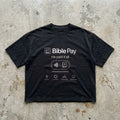 Bible Pay - Graphic Black Boxy Tee