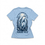 Deep Waters - Sky Blue Fitted Tee