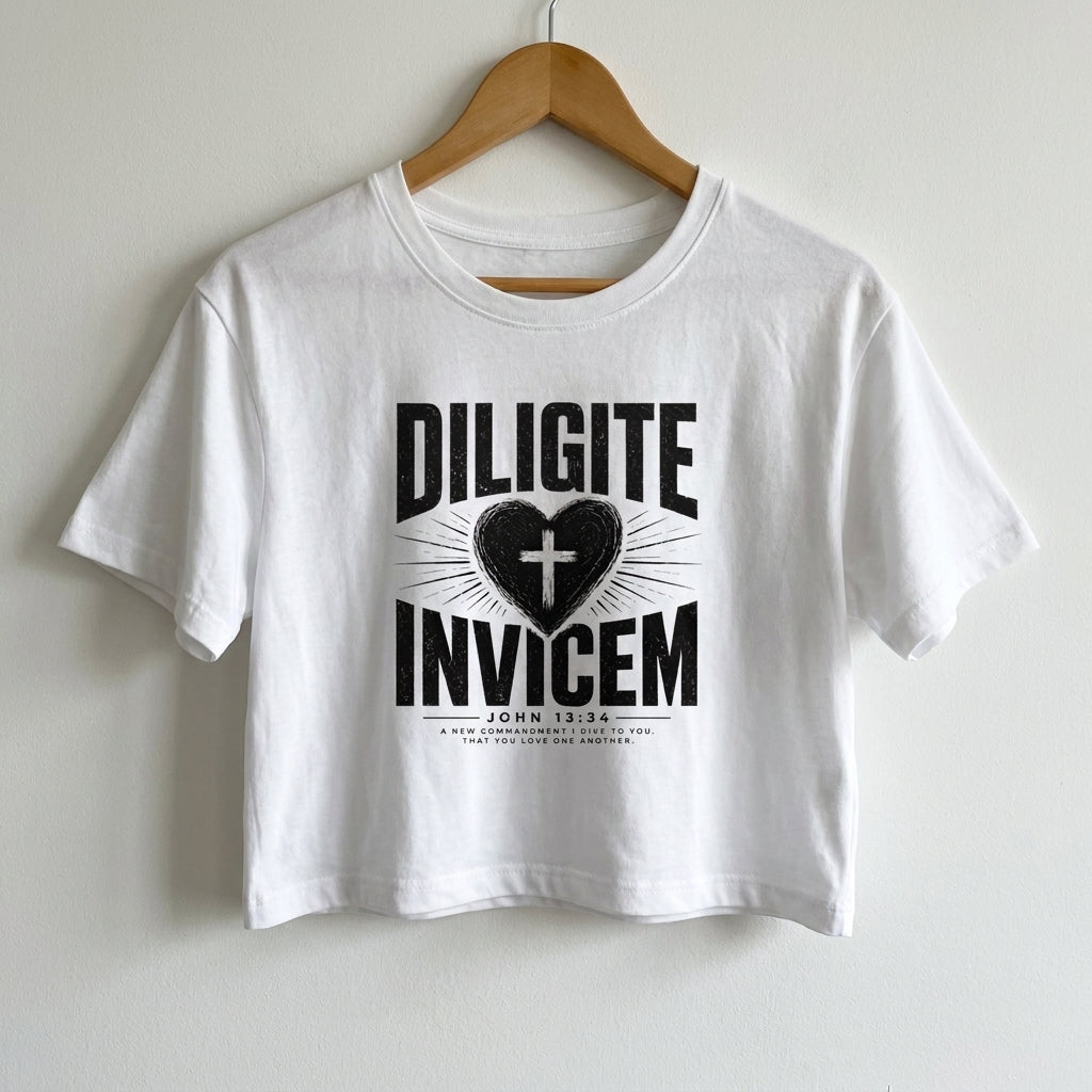 Diligite Invicem Women’s Crop Tee