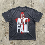 Steadfast - Vintage Charcoal Heavyweight Tee