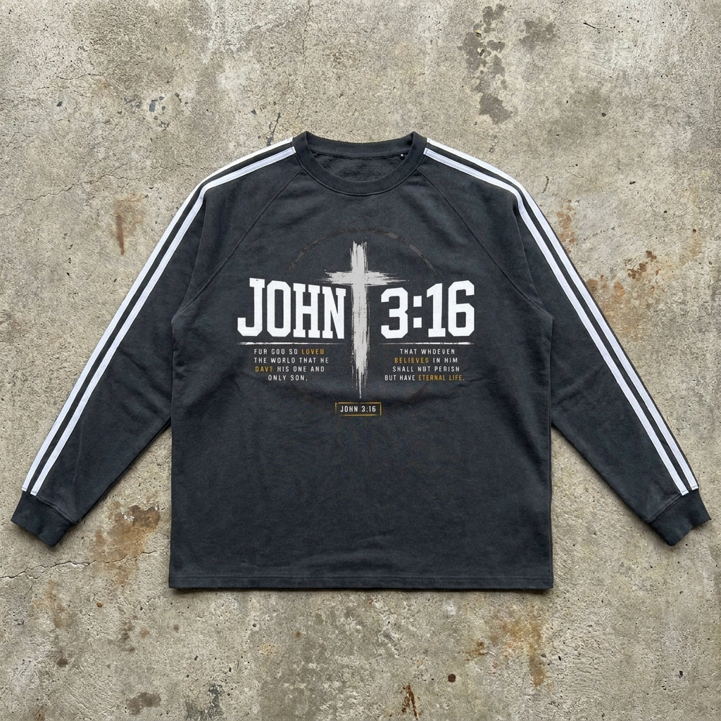 Everlasting Gift - Washed Black Long Sleeve