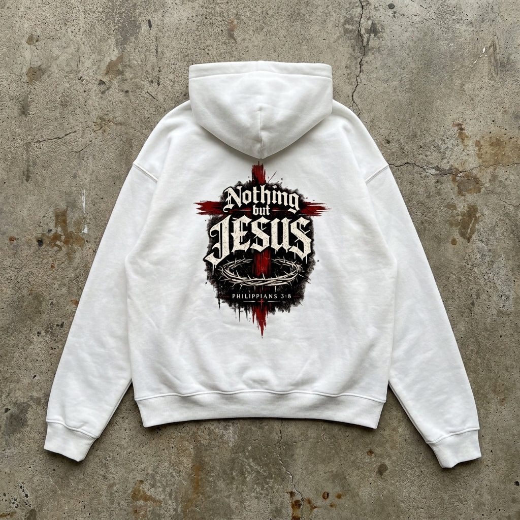 Nothing But Jesus - Boxy Hoodie