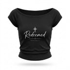 Redeemed - Fitted Off-Shoulder Tee