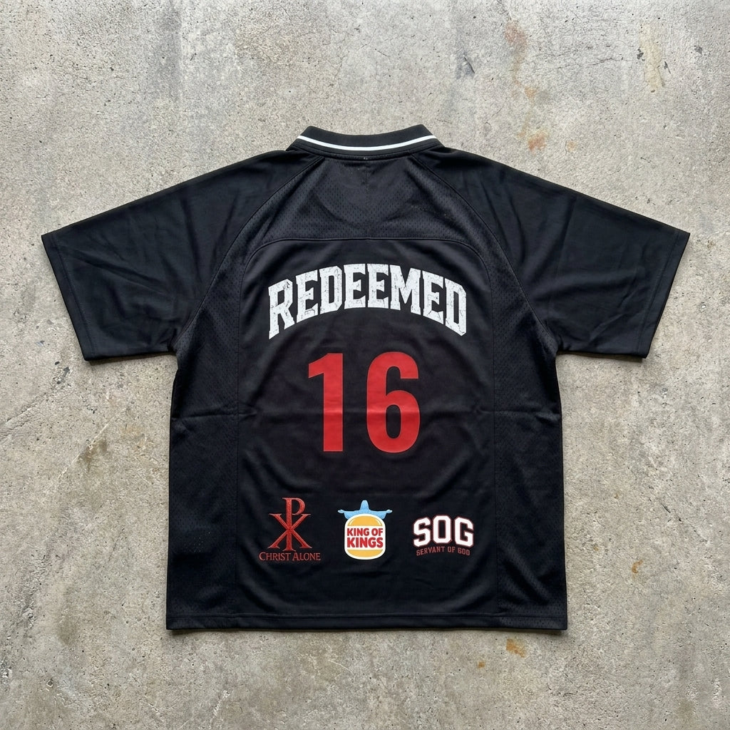 Redeemed FC - Black Match Jersey