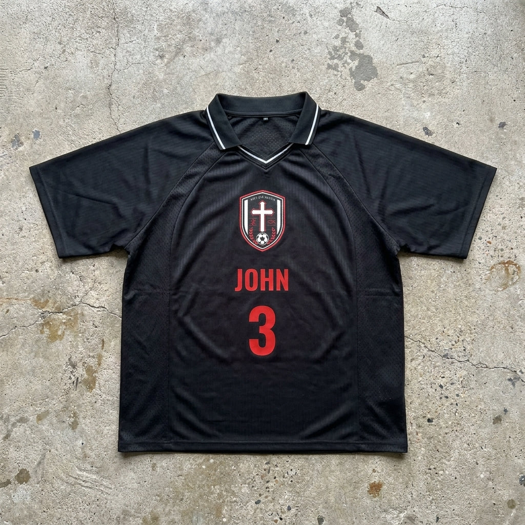 Redeemed FC - Black Match Jersey