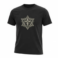 Load image into Gallery viewer, Star of David Cross Lion of Judah✨ Express Your Faith in Premium Comfort ✨