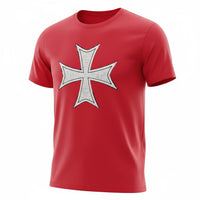 Load image into Gallery viewer, ⚔️ Templar Knights Cross T-Shirt - Bold Heritage Design ⚔️