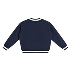 Faith Rebel - Varsity Navy Crewneck