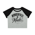 Wonderfully Made - Cropped Raglan Tee