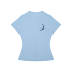 Deep Waters - Sky Blue Fitted Tee