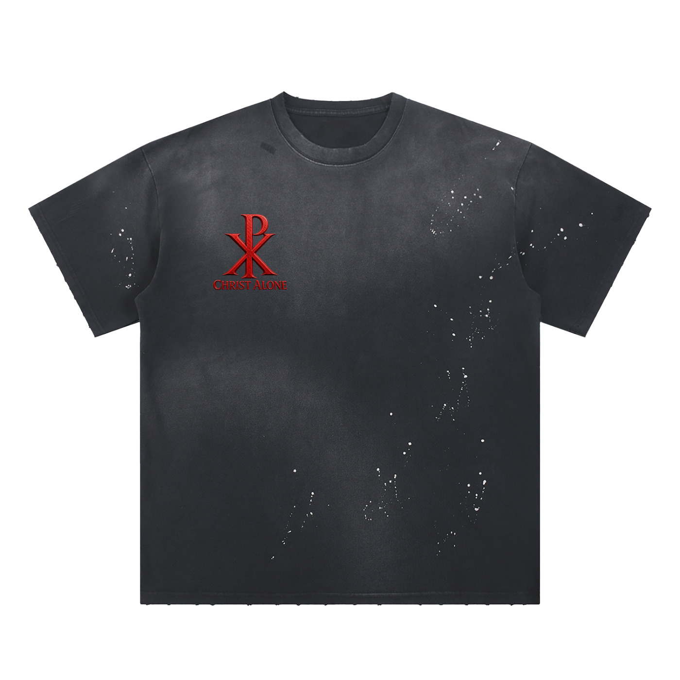 Steadfast - Vintage Charcoal Heavyweight Tee