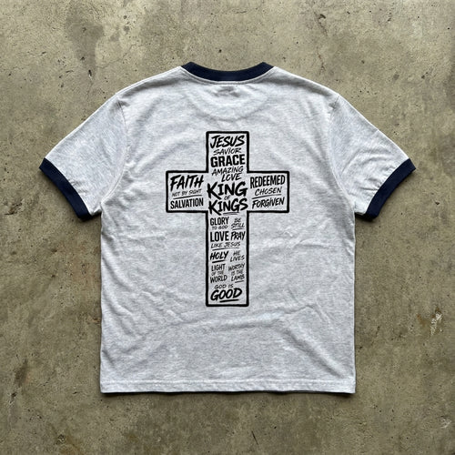 Anchored in Jesus Ringer Tee