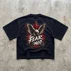 Fear Not - Washed Black Tee