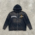 Redeemed Chosen - Washed Black Zip Hoodie