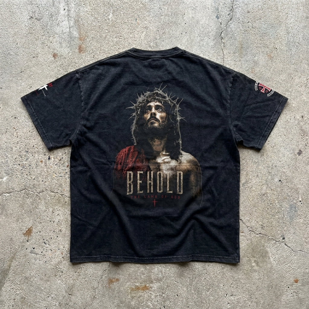 King of Kings - Vintage Black Tee