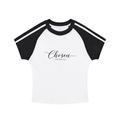 Chosen Grace - Black and White Women’s Baby Tee