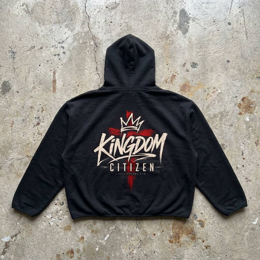 Kingdom Citizen - Gather Hem Hoodie