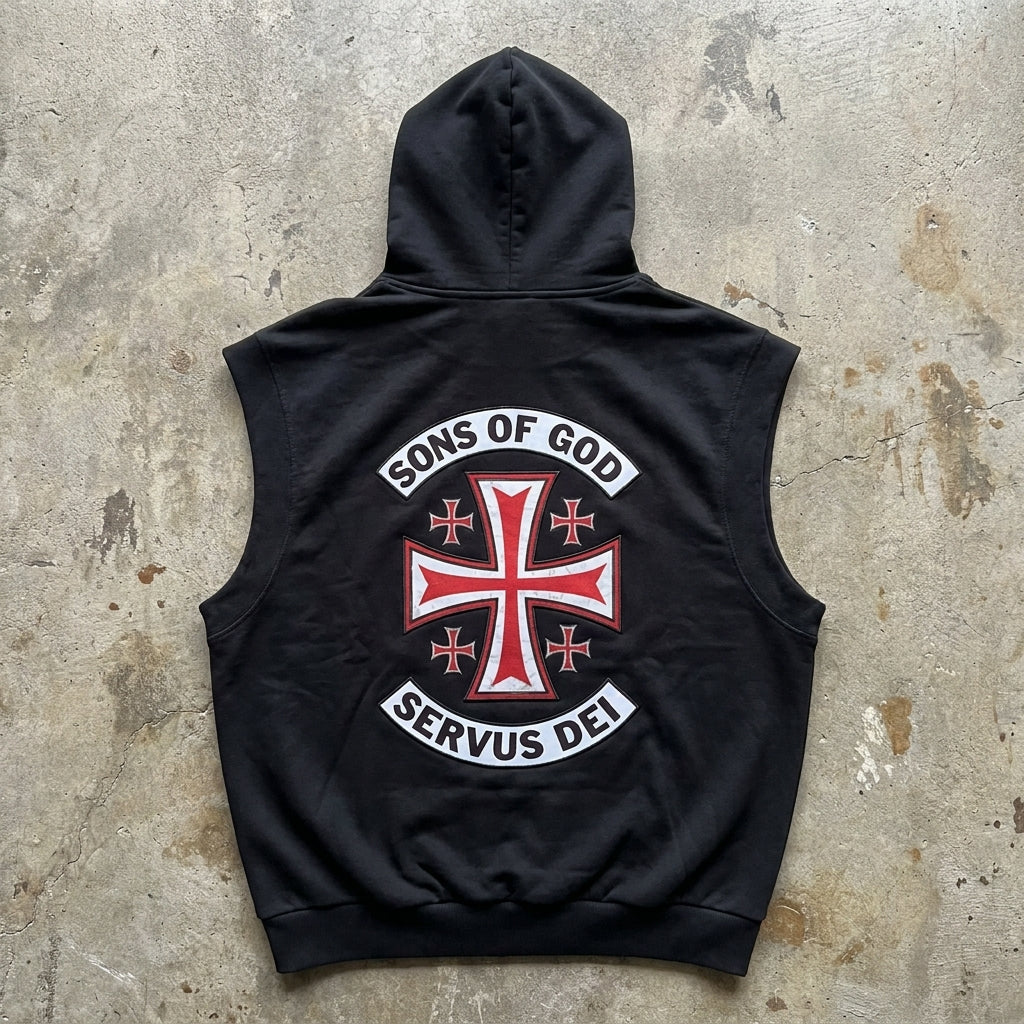 Sons Of God - Utility Sleeveless Hoodie