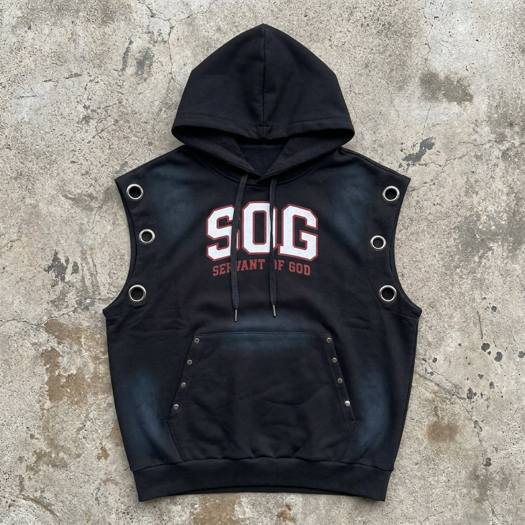 Sons Of God - Utility Sleeveless Hoodie
