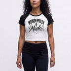 Wonderfully Made - Cropped Raglan Tee