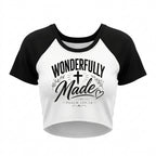 Wonderfully Made - Cropped Raglan Tee